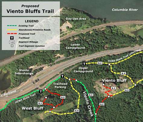 A new network of trails at Viento State Park was among several new trail proposals advocated by TKO that were included in the new Gorge Parks Plan.